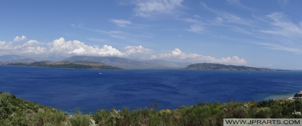Panorama View of Lake Ohrid