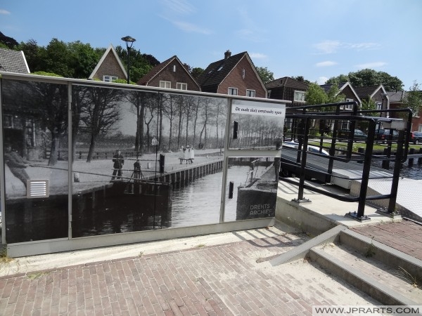 History Old Lock Assen, The Netherlands histoire de l'ancienne écluse à Assen, Pays-Bas