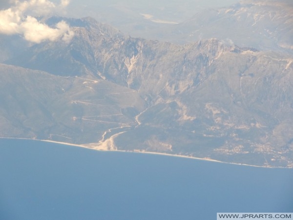 côtes de l'Albanie