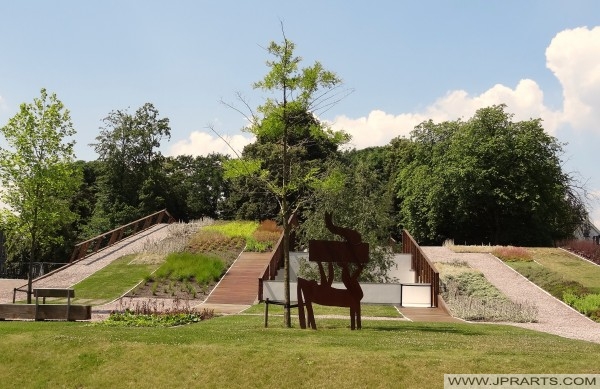 Überblick den Jacob Cramer Park (Assen, Niederlande)