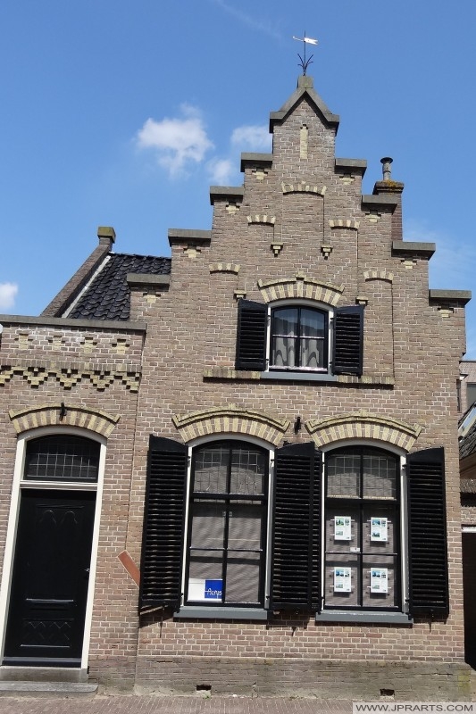 régi ház a Kloosterstraat Assen, Hollandia