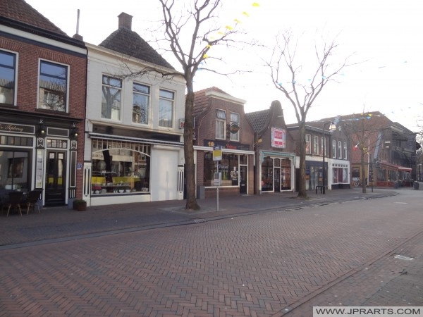 Prinsen Canal Meppel, Netherlands Prinsengracht'ın Meppel, Hollanda