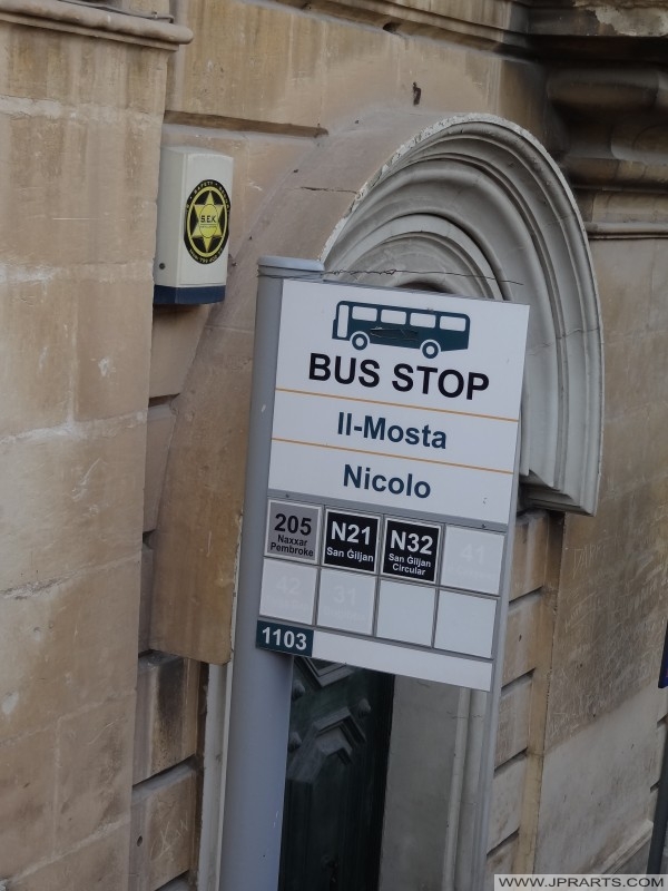 Arrêt de bus Il-Mosta - Nicolo, Malte