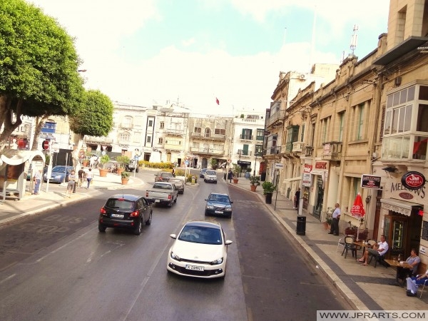 Streetview of Mosta, Malta