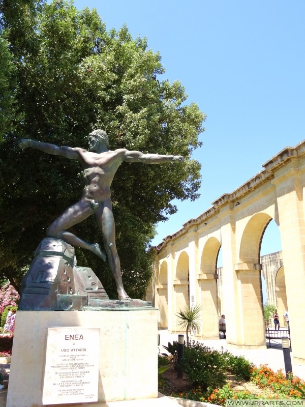 Busts and Statues in Valletta, Malta