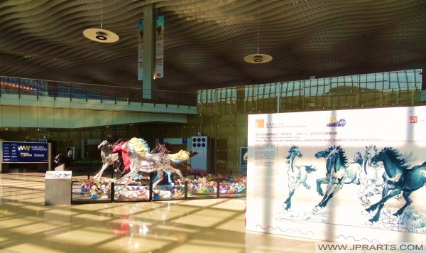 Galloping Horse Exhibition 2015 at Hong Kong Airport 小馬奔騰展2015年在香港機場
