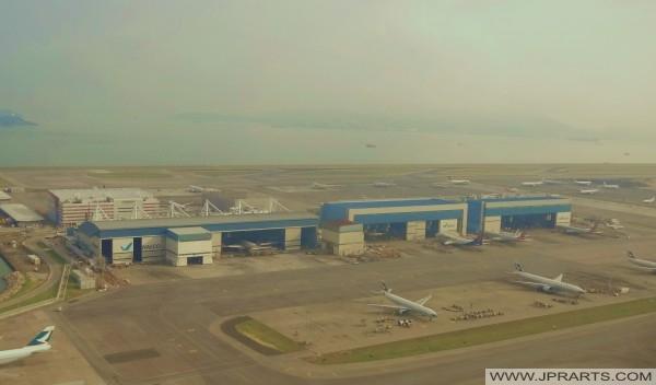 Aerial View from Hong Kong International Airport 홍콩 국제 공항에서 공중보기