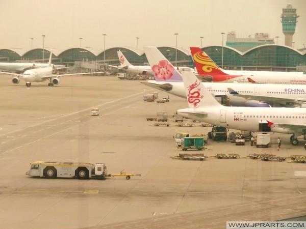Aircrafts at Hong Kong International Airport 飞机在香港国际机场
