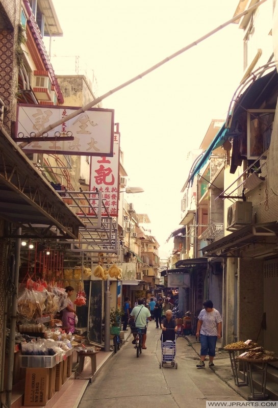 Streetview from Tai O, Hong Kong