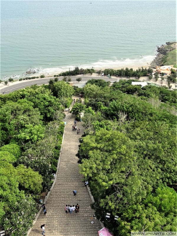 Langkah-langkah Gunung Nho di Vung Tau, Vietnam