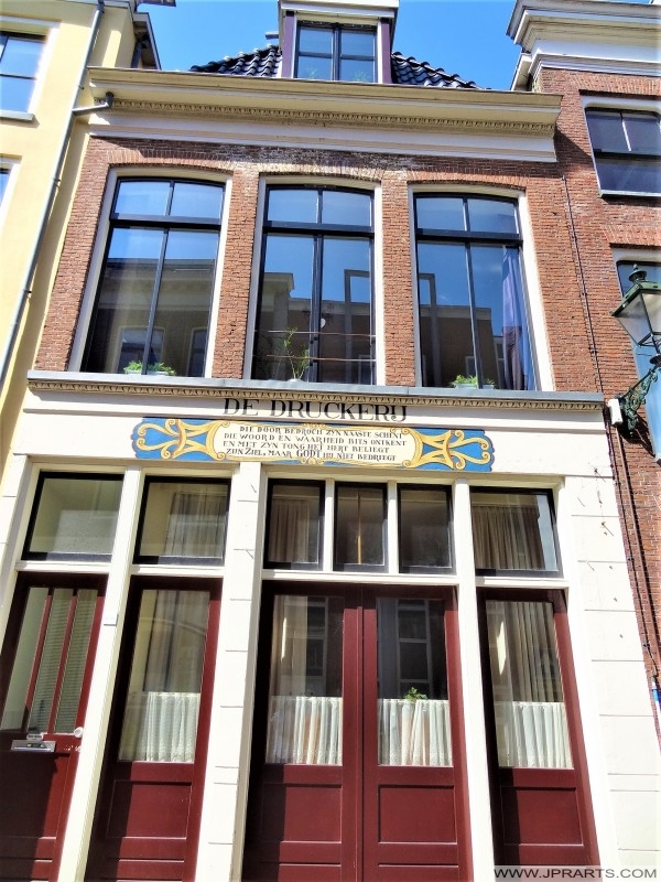 De Druckerij in de Kerkstraat in Leeuwarden, Nederland