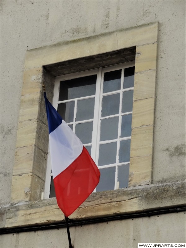 Drapeau Français à Bayeux, Normandie