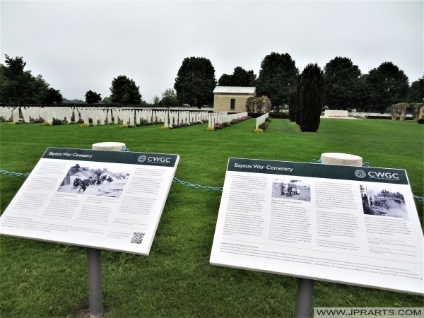 Information about the Bayeux War Cemetery (Normandy, France)