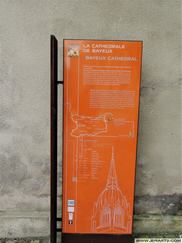 Information about the Cathedral of Bayeux in Normandy, France Informations sur la Cathédrale de Bayeux en Normandie, France