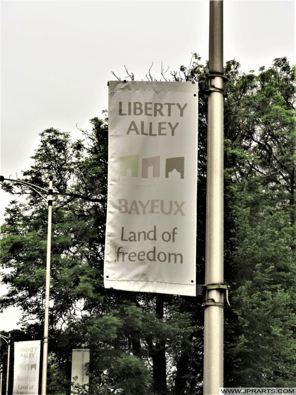 Liberty Alley in Bayeux (Normandy France)