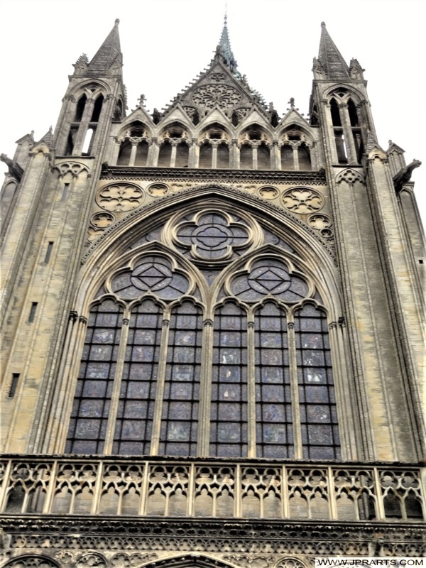 Stained-Glass window in the Cathedral of Our Lady of Bayeux (Normandy, France) Stained-Glass Window in the Cathedral of Our Lady of Bayeux (Normandy, France)