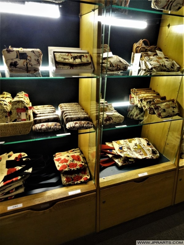 Gifts and Souvenirs in the Bayeux Tapestry Museum in Normandy, France