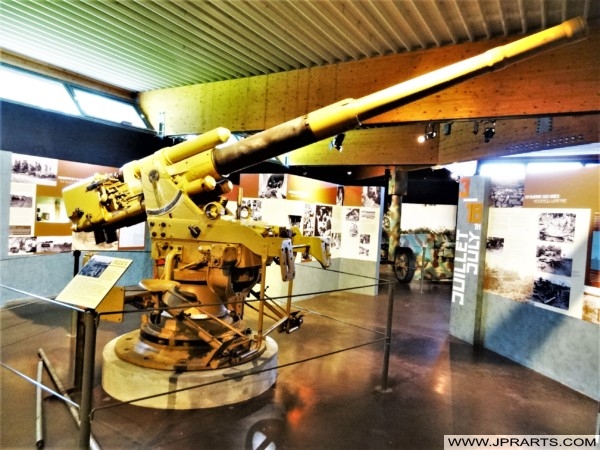 Naval Gun at the Museum of the Battle of Normandy (Bayeux, France)