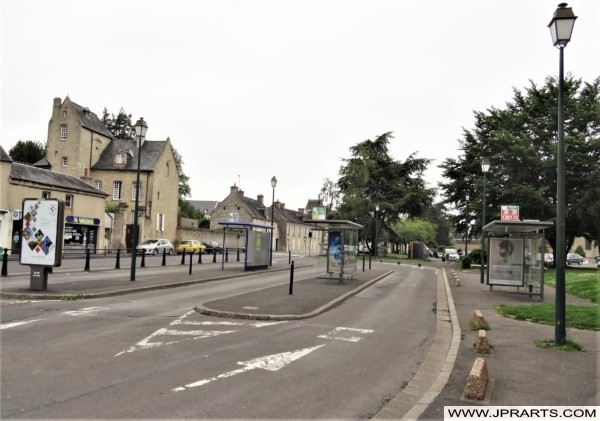 Station de Bus à Bayeux, France