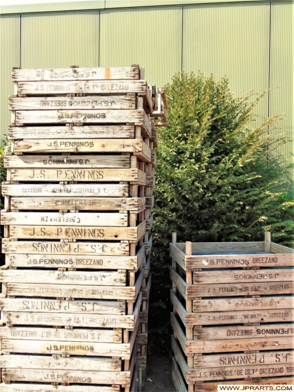 Crates for the bulbs (Bollenstreek, The Netherlands) Kratten voor de Bloembollen (Bollenstreek, Nederland)
