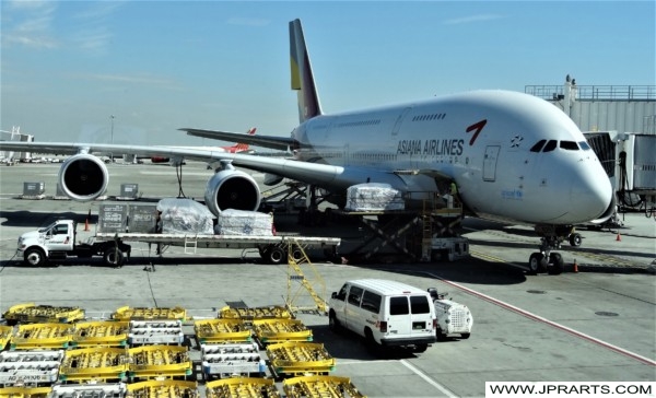 Asiana Airlines at JFK Airport in New York, USA