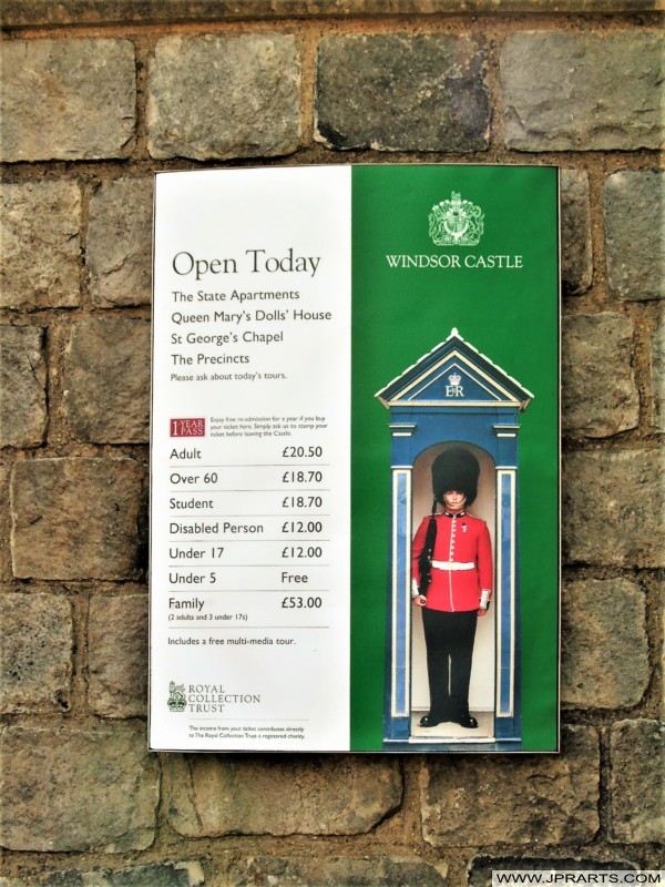 Opening Times and Ticket Prices for Windsor Castle in 2017 Opening Times and Ticket Prices for Windsor Castle in 2017