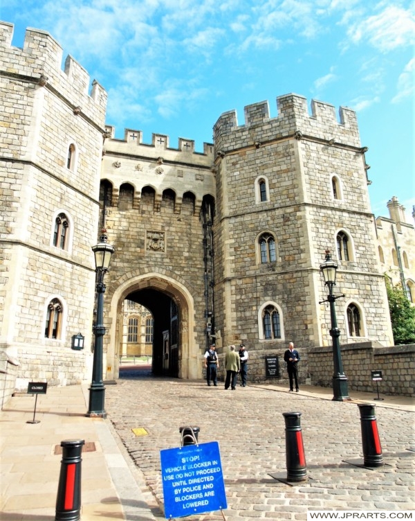 Security at Windsor Castle in England Security at Windsor Castle in the UK