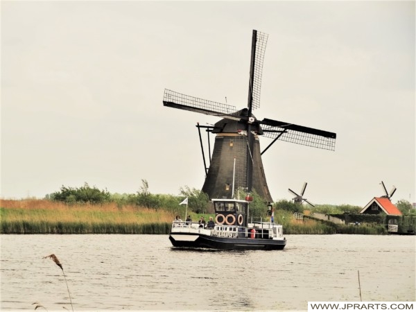 Boottochtje Kinderdijk, Nederland