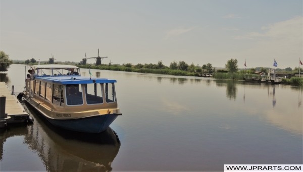 Tour Boat in Kinderdijk, the Netherlands