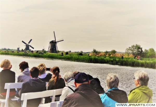 Vista desde el Barco Turístico en Kinderdijk, Países Bajos