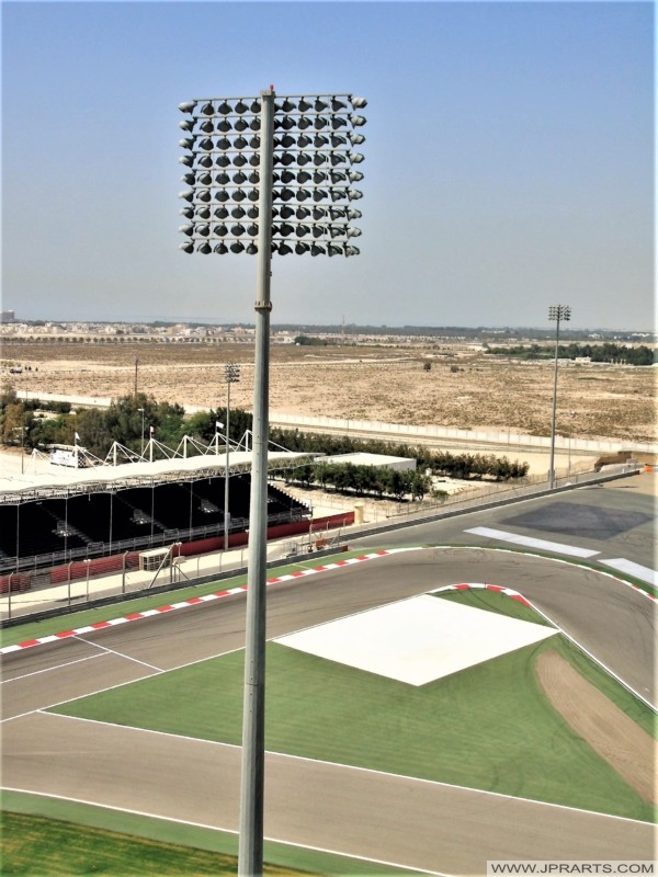 Lighting Pole at Bahrain International Circuit قطب الإضاءة في حلبة البحرين الدولية