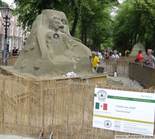 Sand Sculpture of Mexico (World Championships 2018 in The Hague, The Netherlands) Escultura de Arena de México (Campeonatos del Mundo 2018 en La Haya, Países Bajos)