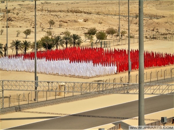 Flag of Bahrain on the International Circuit