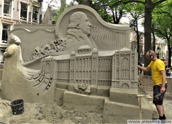 Netherlands during the World Championship Sand Sculpting 2018 in The Hague Nederland tijdens de World Championship Sand Sculpting 2018 in Den Haag