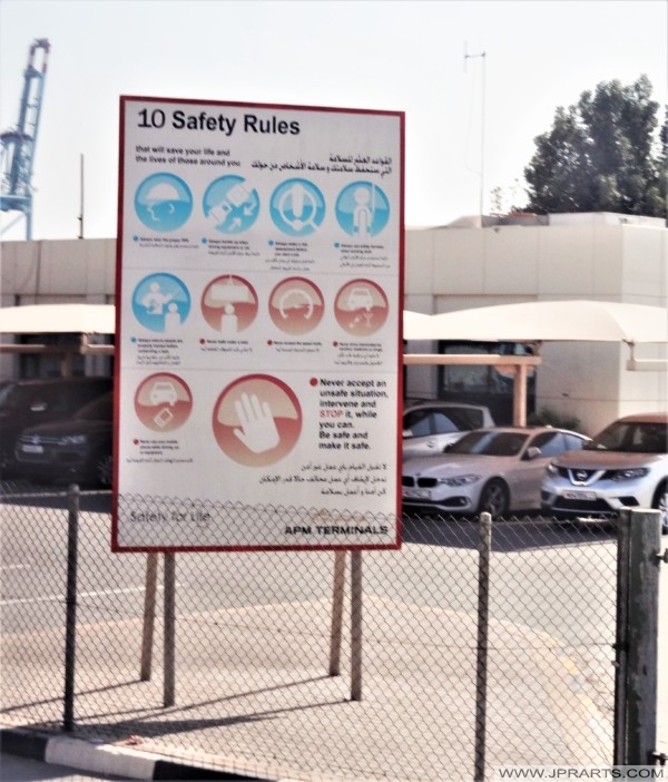 Safety Rules on the APM Terminals in Bahrain