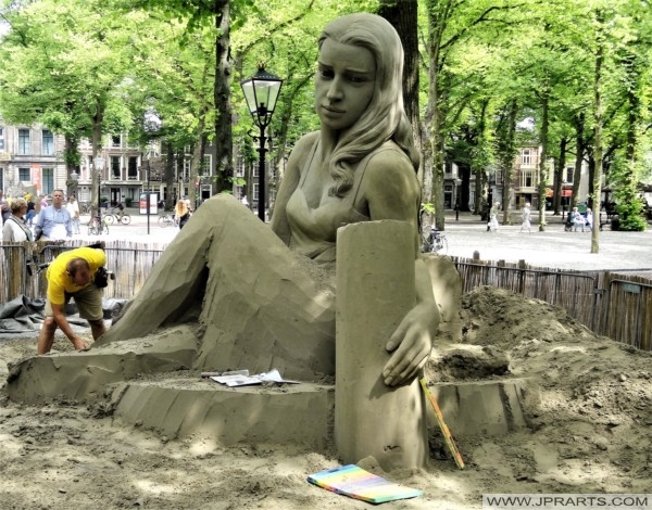 Sand Sculpture of the USA (World Championship 2018 in The Hague, The Netherlands) Sand Sculpture of the USA (World Championship 2018 in The Hague, The Netherlands)