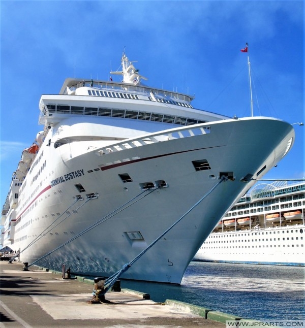 Bow of the Carnival Ecstasy