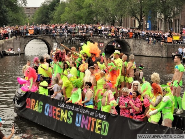 Drag Queens at the Amsterdam Pride 2019
