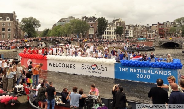 Eurovision Song Contest during the Pride Amsterdam 2019