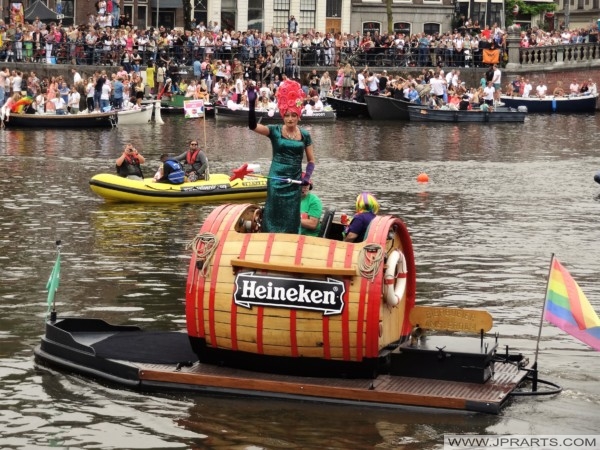 Heineken during the Gay Pride in Amsterdam, The Netherlands (2019)