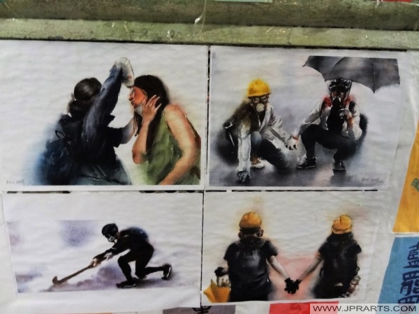 2019 Hong Kong Protests Art 2019香港抗議藝術