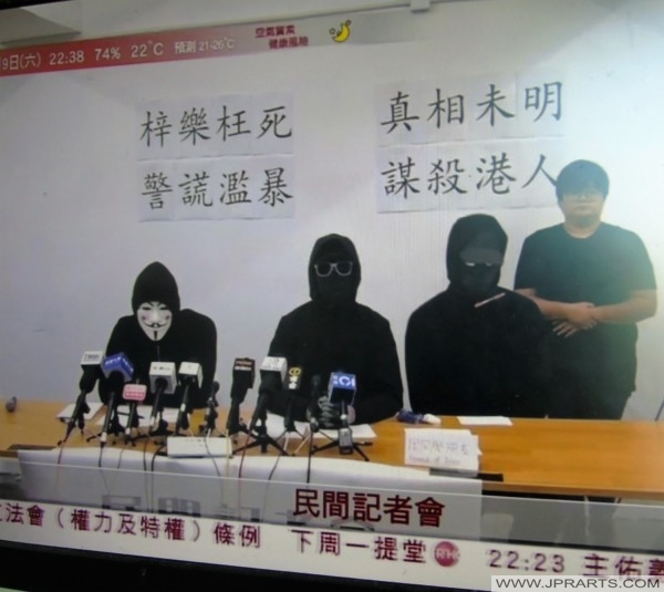 Press Conference of Demonstrators in Hong Kong 2019 Press Conference of Demonstrators in Hong Kong 2019
