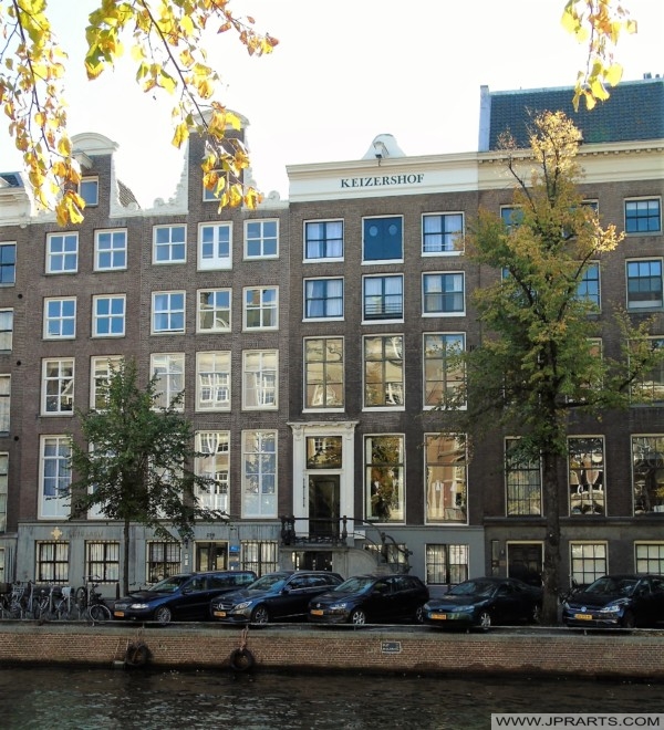 Hotel Keizershof on the Keizersgracht in Amsterdam, The Netherlands