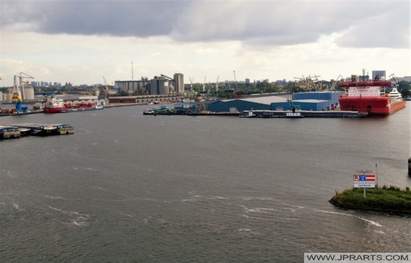 Coenhaven in Amsterdam, Netherlands Coenhaven in Amsterdam, Nederland