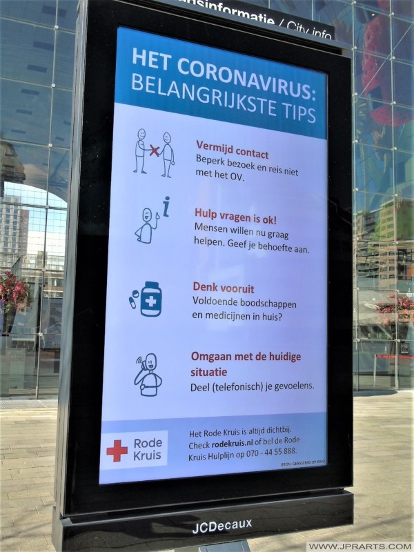 Corona Virus - Most Important Tips (Dutch Red Cross) Coronavirus - Wichtigste Tipps (Niederländisches Rotes Kreuz)