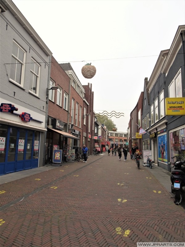 Voorstad in Tiel, Netherlands Tiel, Hollanda'da Voorstad