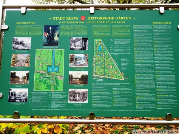 History of the Kleve Gardens in Germany Geschiedenis van de Kleefse Tuinen in Duitsland