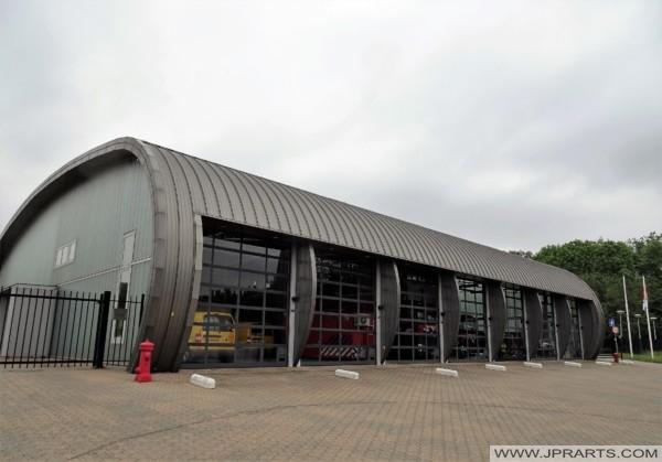 Fire station in Meerssen, Netherlands Feuerwache in Meerssen, Niederlande