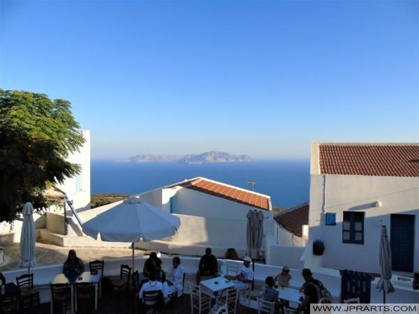 Aegean Sea and Tilos Island seen from Nikia on Nisyros Island (Greece) Aegean Sea and Tilos Island seen from Nikia on Nisyros Island (Greece)