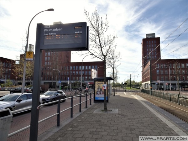 Tram Stop Plesmanlaan in Ypenburg (The Hague, Netherlands) Tram Stop Plesmanlaan in Ypenburg (The Hague, Netherlands)